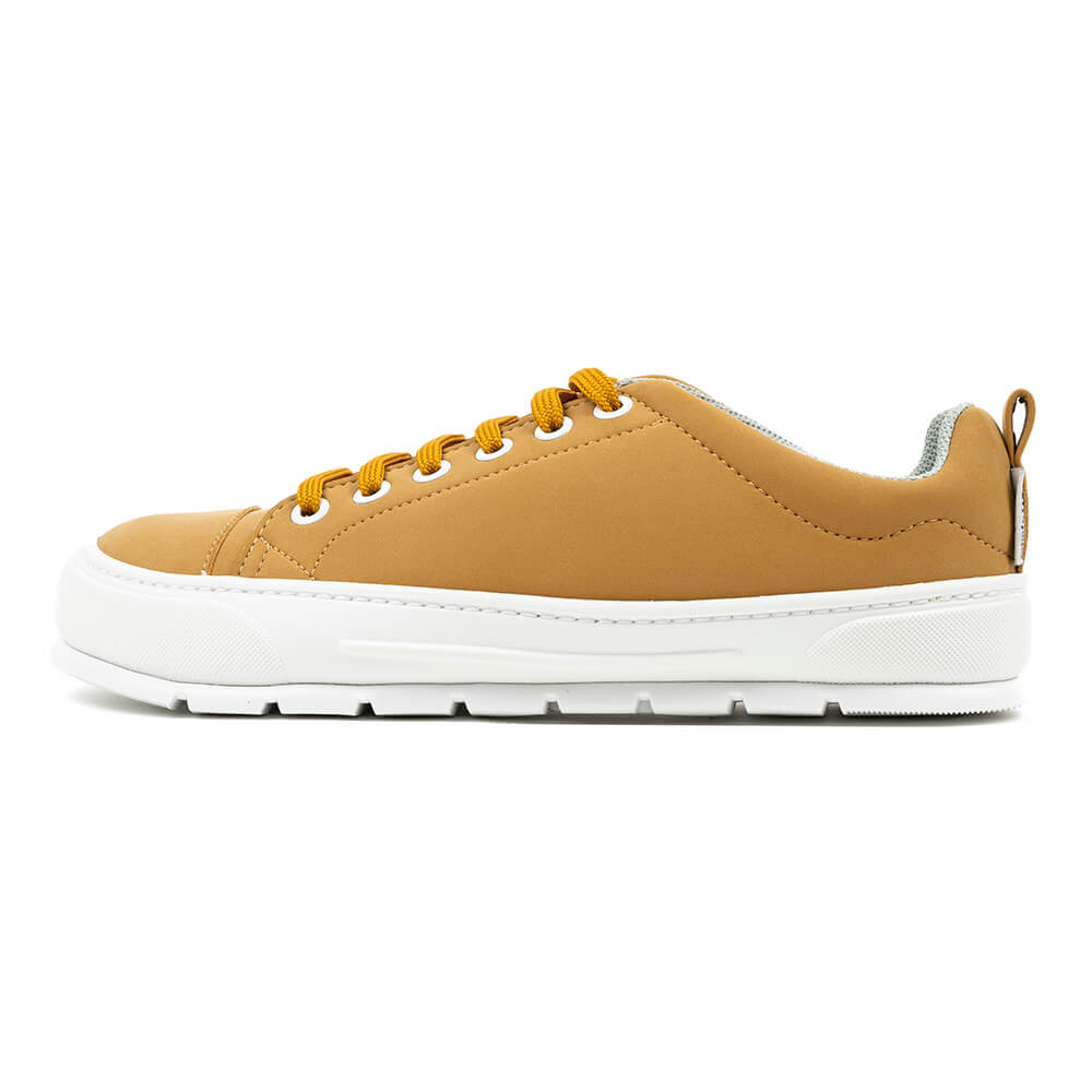 zapatilla barefoot adulto comodo unisex paterna ss23 nobuck mostaza 01