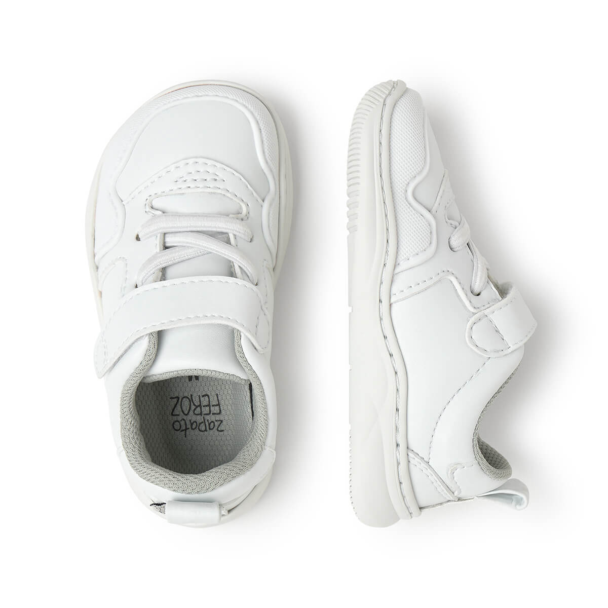 zapatilla deportiva infantil barefoot blanco olocau feroz 03