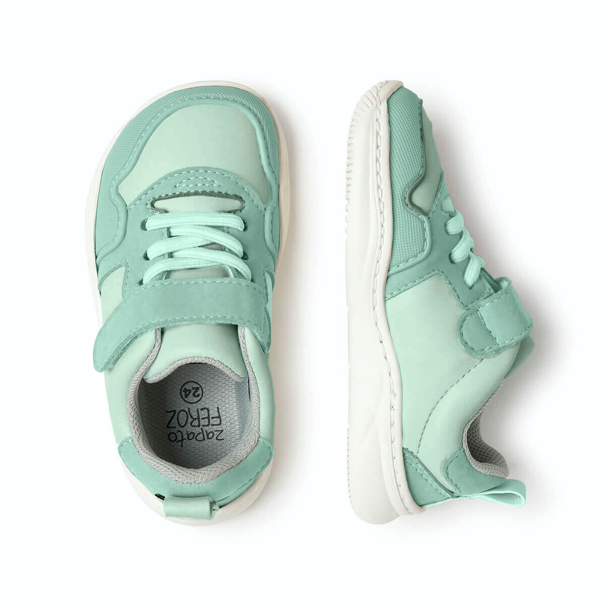 zapatilla deportiva infantil barefoot mint olocau rocker 02