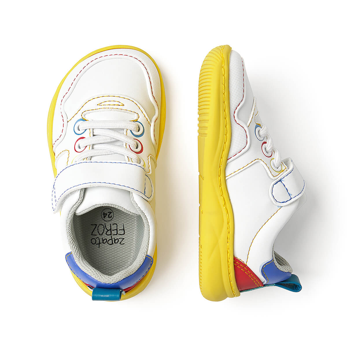 zapatilla deportiva infantil barefoot multicolor olocau 03