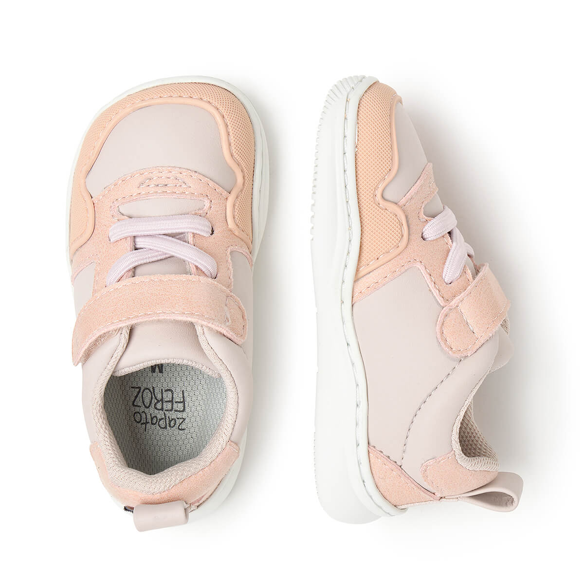 zapatilla deportiva infantil barefoot rosa olocau feroz 03
