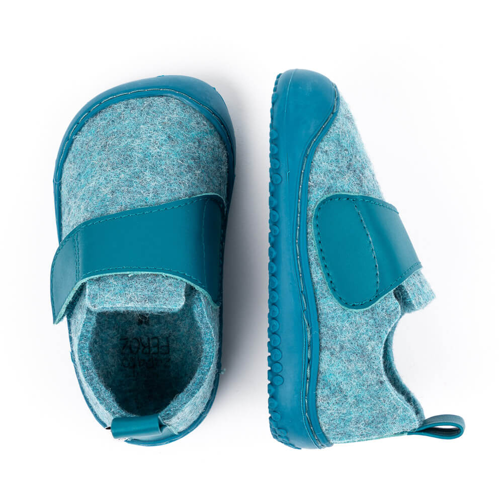 zapatilla pantufla andar por casa calzado interiores indoor calentita vallesa feroz aqua aw23