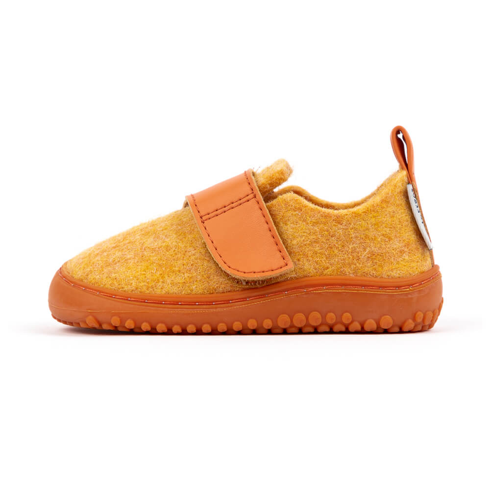 zapatilla pantufla andar por casa calzado interiores indoor calentita vallesa feroz naranja aw23