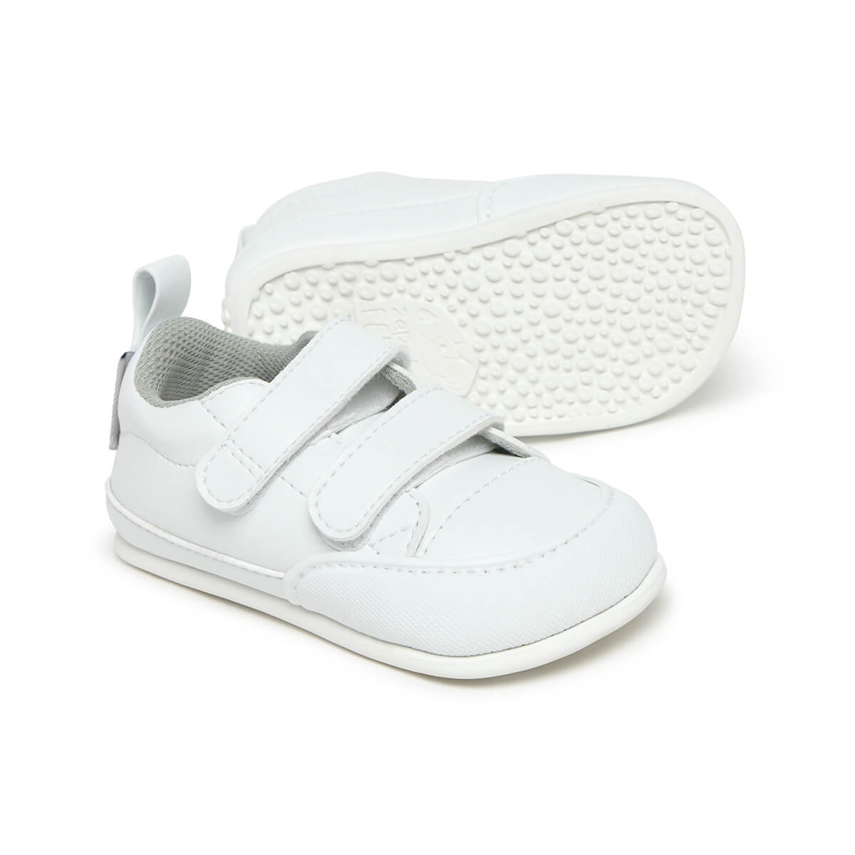 zapatillas bebe respetuosas libertad movimiento caminar correr saltar color blanco moraira feroz AW25 02