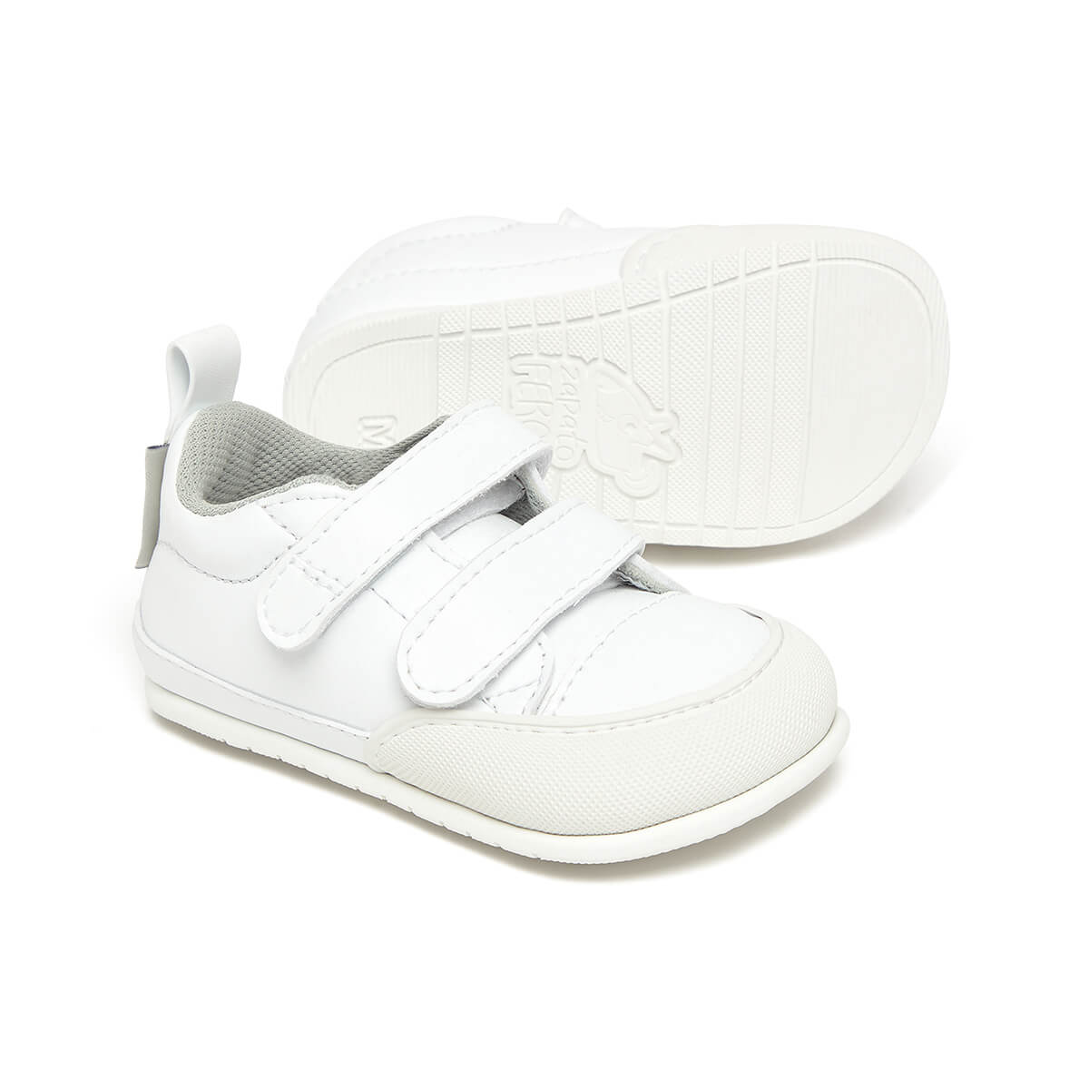 zapatillas bebe respetuosas libertad movimiento caminar correr saltar color blanco moraira feroz ss25 02a