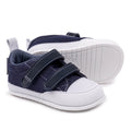 zapatillas deportivas calzado minimalista bebes velcro tejano colores moraira feroz azul SS23 bod