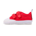 zapatillas deportivas calzado minimalista bebes velcro tejano colores moraira feroz rojo SS23 lat
