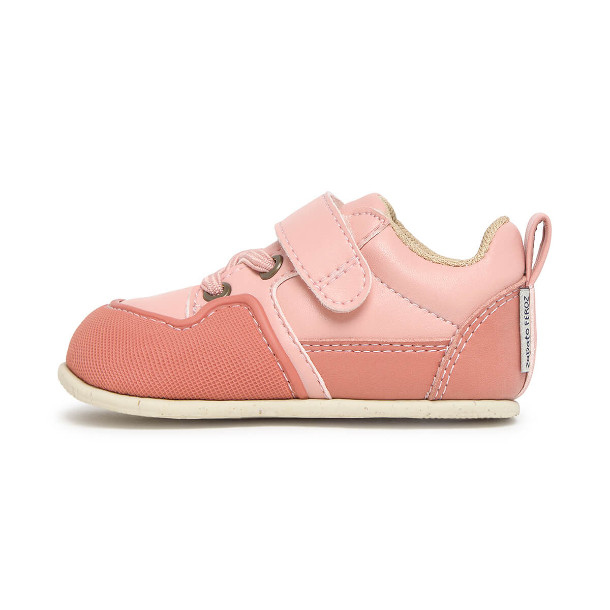 zapatillas deportivas respetuosas cordones velcro transpirables ninos cheste rocker rosa frambuesa aw25 01