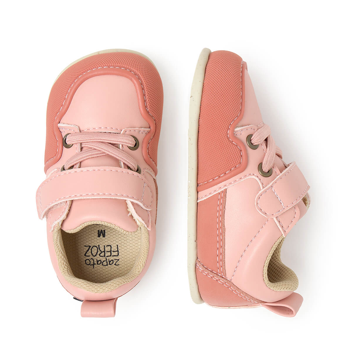 zapatillas deportivas respetuosas cordones velcro transpirables ninos cheste rocker rosa frambuesa aw25 03