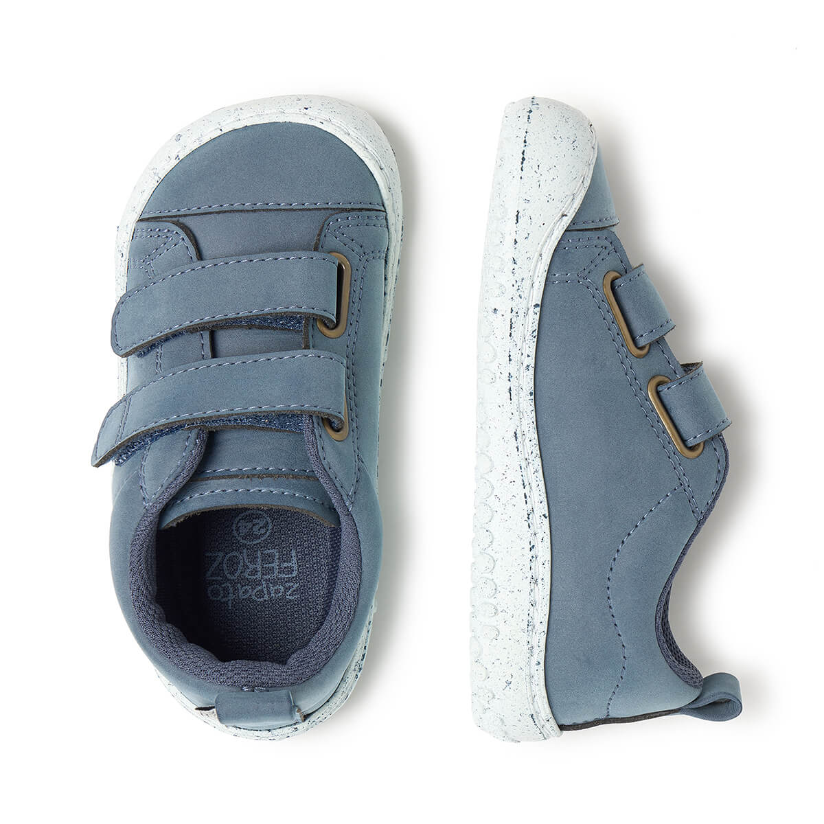 zapatillas deportivas respetuosas primeros pasos bebes color azul denim moraira rocker aw25 03