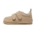 zapatillas deportivas suela plana flexible pisada consciente estable bebe color beige beis ulises moraira feroz aw24 01