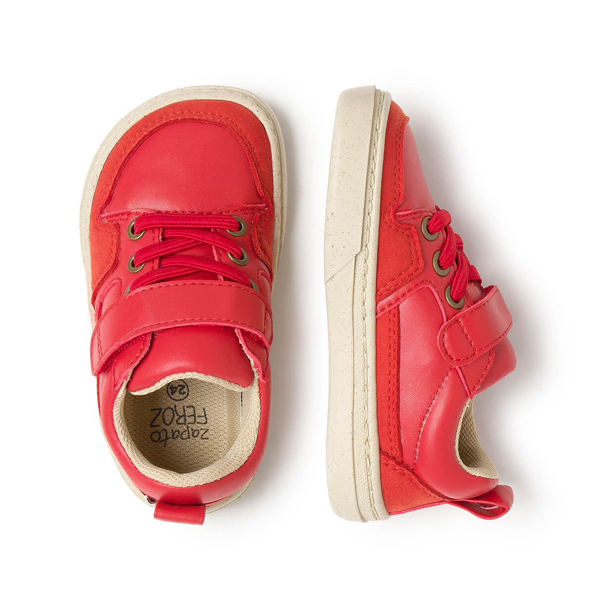 zapatillas diseno respetuoso casual urbano ninos color rojo cheste rocker AW25 03