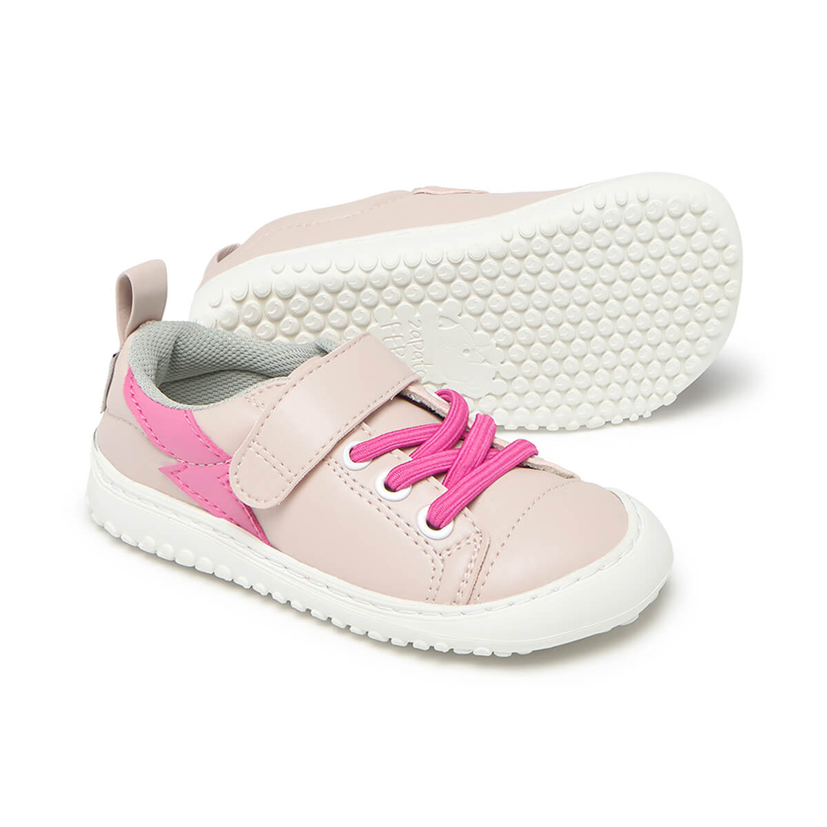 zapatillas infantiles respetuosas movimiento forma pie color rosa paterna rayo rocker aw25 02