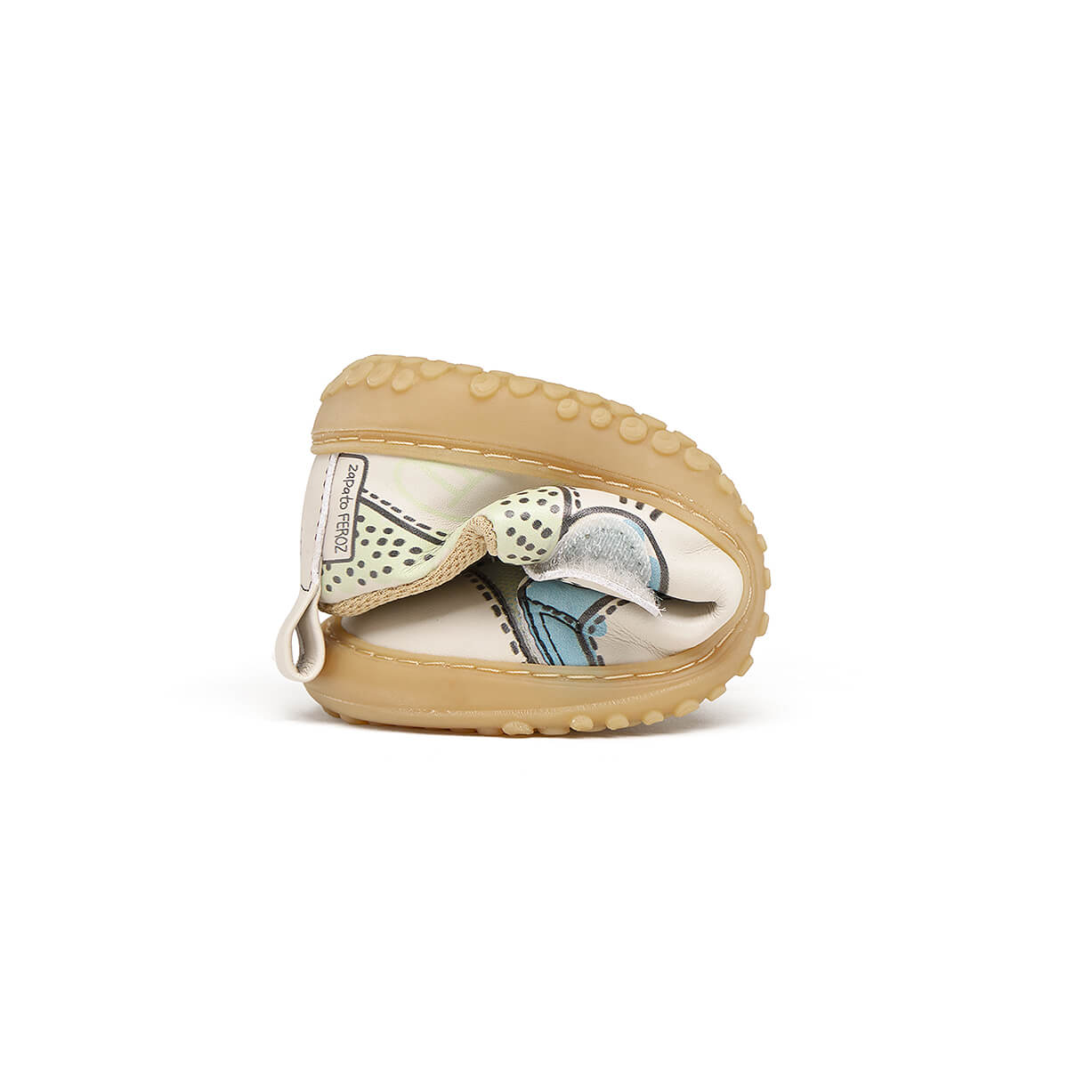 zapatillas infantiles suela antideslizante ligera flexible color azul claro paterna comic rocker aw25 04