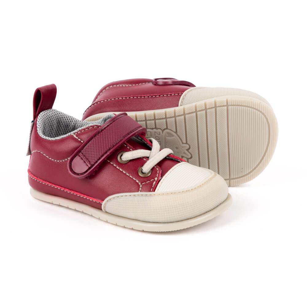 Paterna Feroz AW23 Blanco Microfibra ,Calzado minimalista para bebés con empeine medio y bajo. Veganas y en piel para primeros pasos.