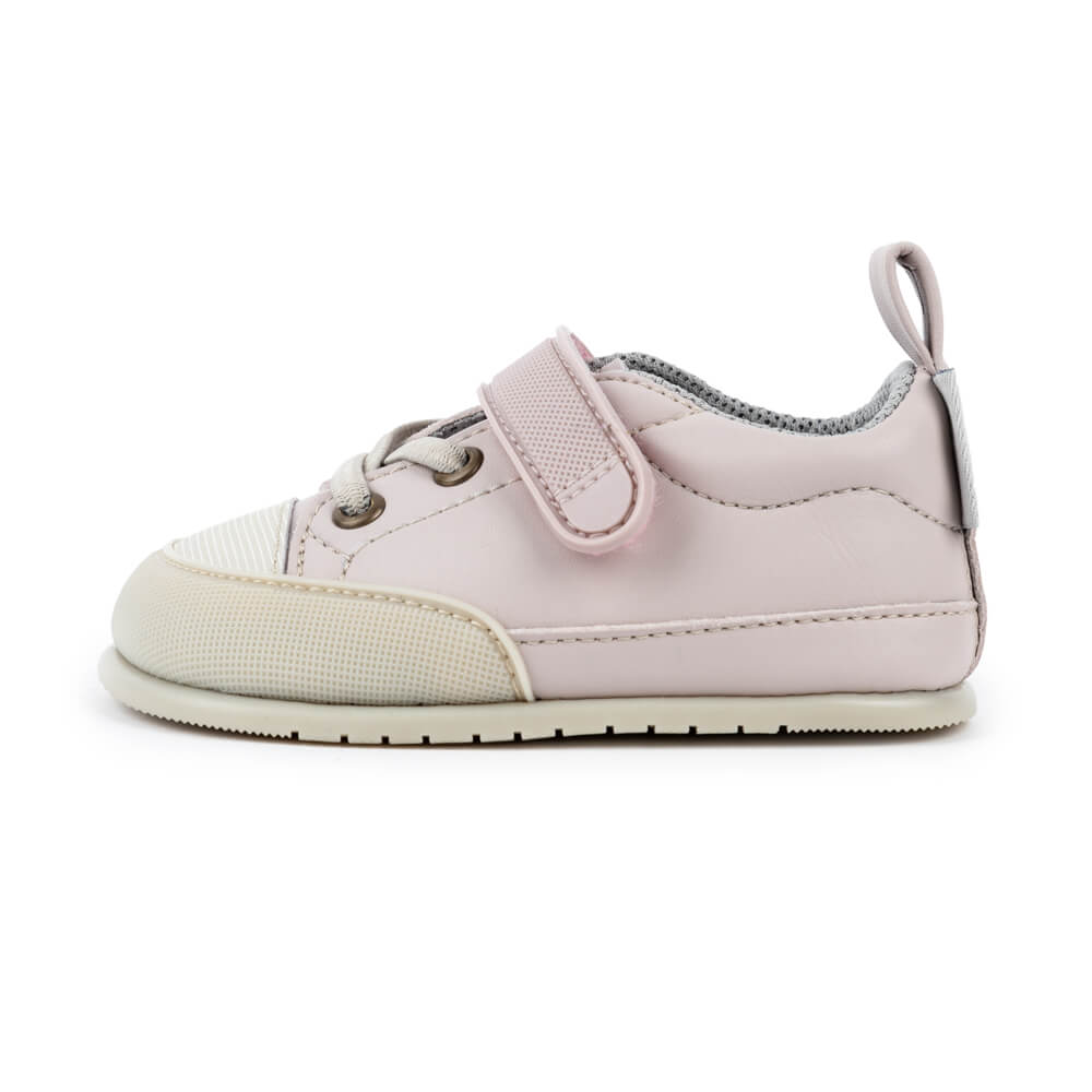 Paterna Feroz AW23 Ladrillo Microfibra ,Calzado minimalista para bebés con empeine medio y bajo. Veganas y en piel para primeros pasos.