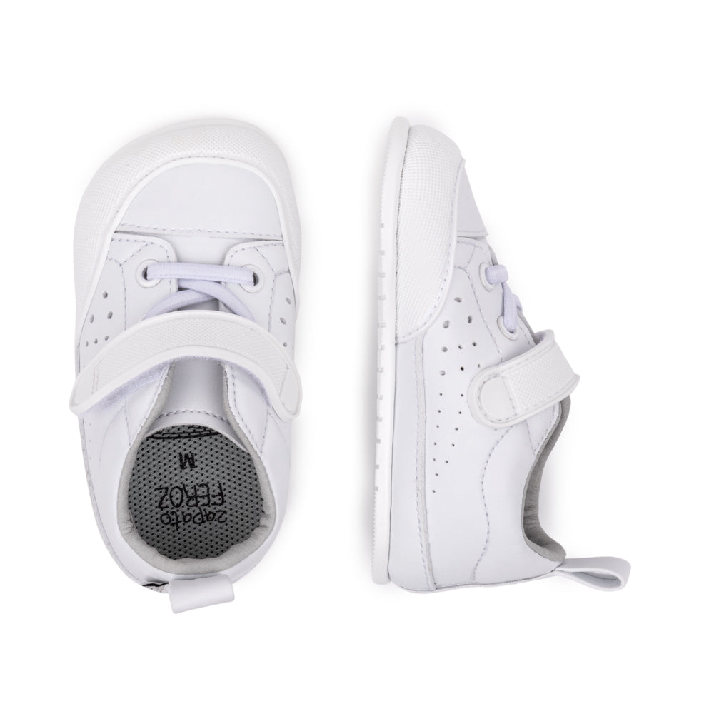zapatillas minimalistas colores primeros pasos bebes paterna feroz microfibra blanco bod