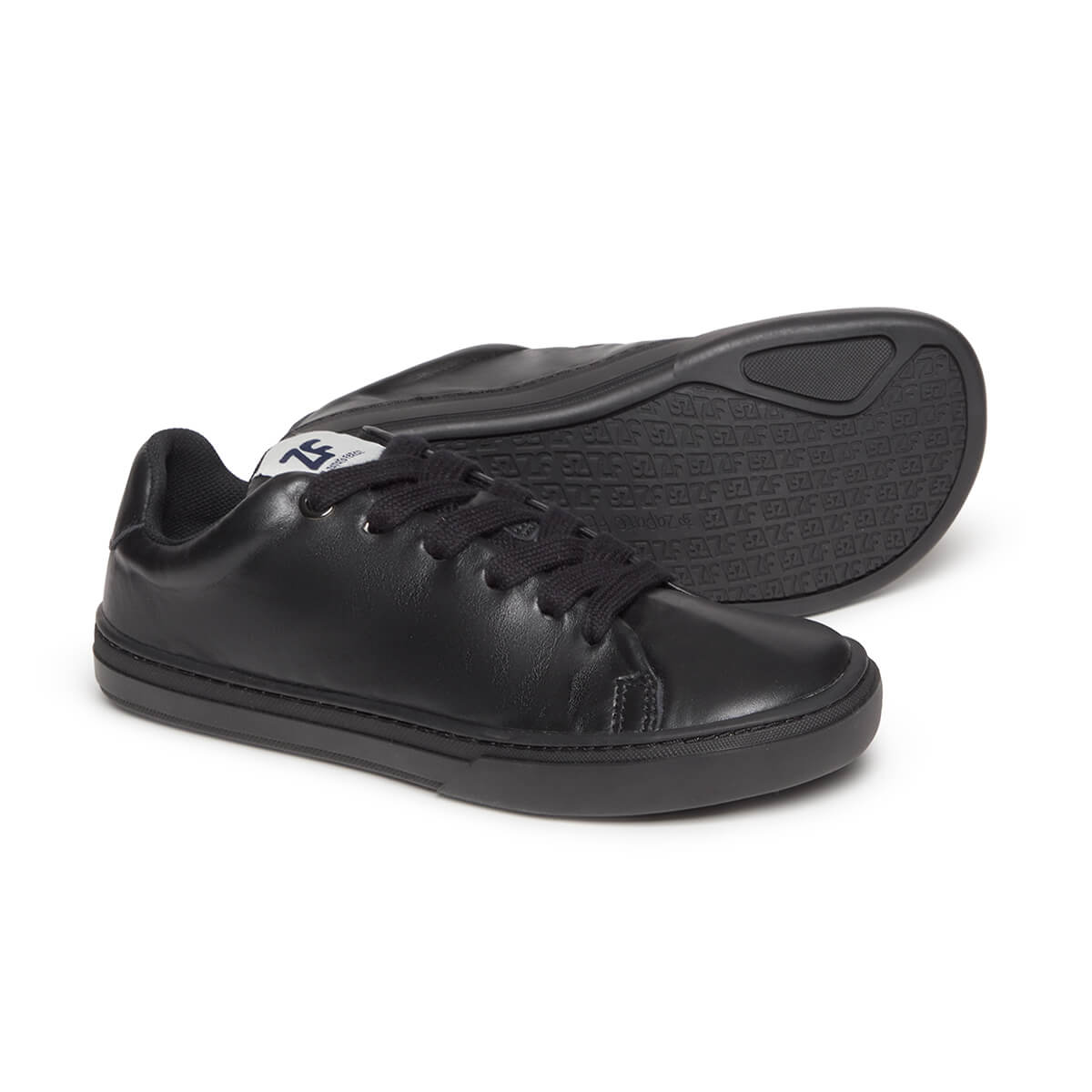 zapatillas respetuosas forma pie diseno casual urbano piel adulto color negro turia freekers aw25 02