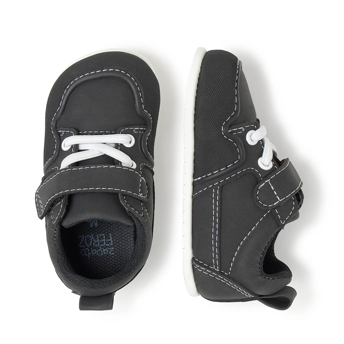 zapatillas respetuosas movimiento autonomia bebe color negro cheste feroz AW25 03