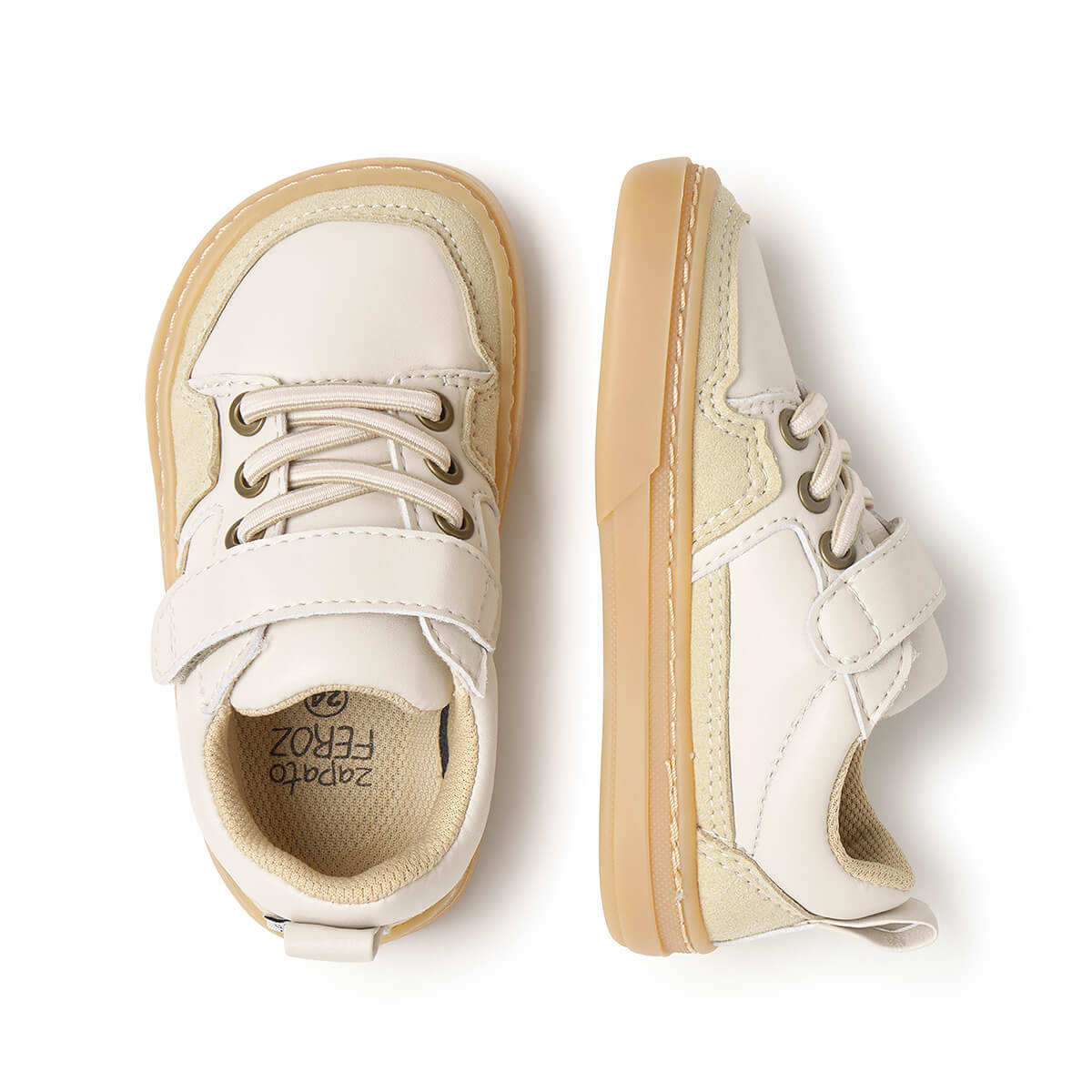 zapatillas respetusas estilo old school ninos color beige off white cheste rocker AW25 03