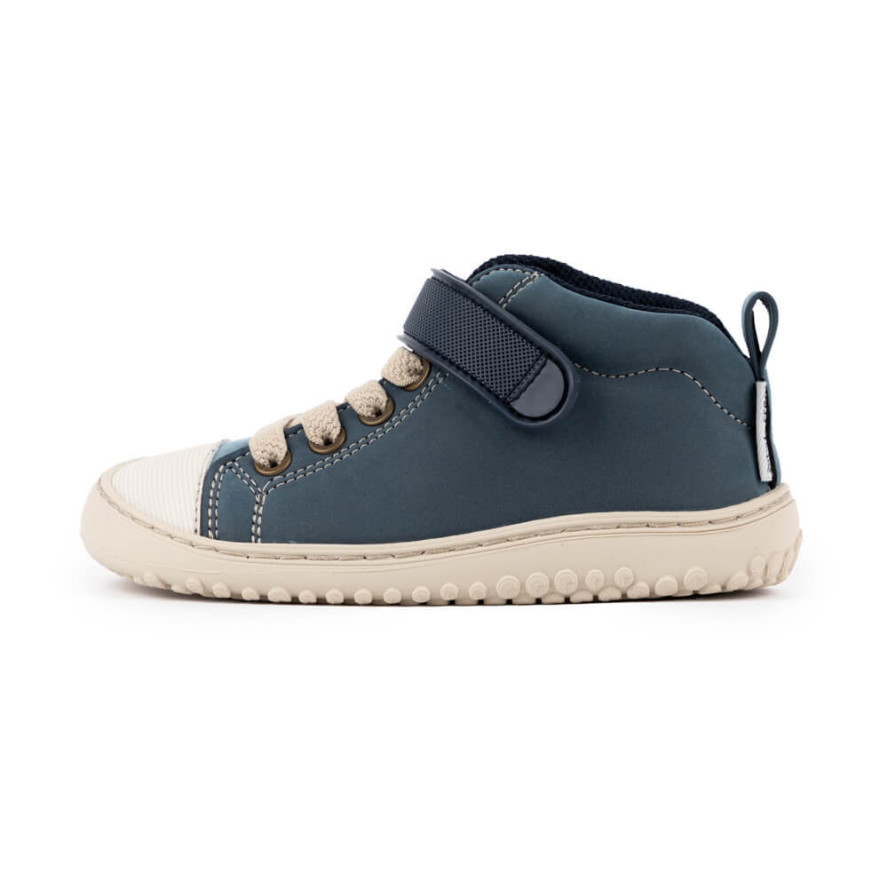 jucar rocker aw23 Frambuesa Piel .zapatillas tipo bota niños colegio. Desarrollo natural del pie. Barefoot