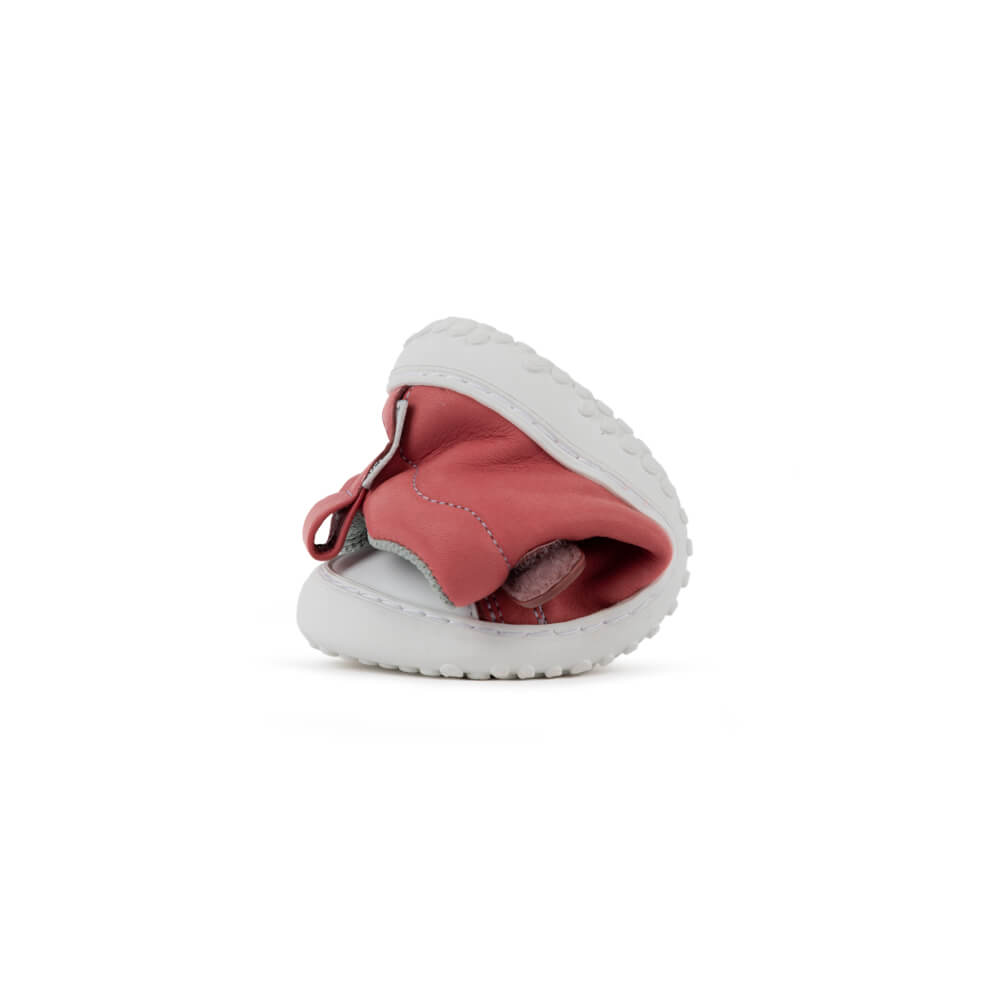 jucar rocker aw23 Gris Piel .zapatillas tipo bota niños colegio. Desarrollo natural del pie. Barefoot