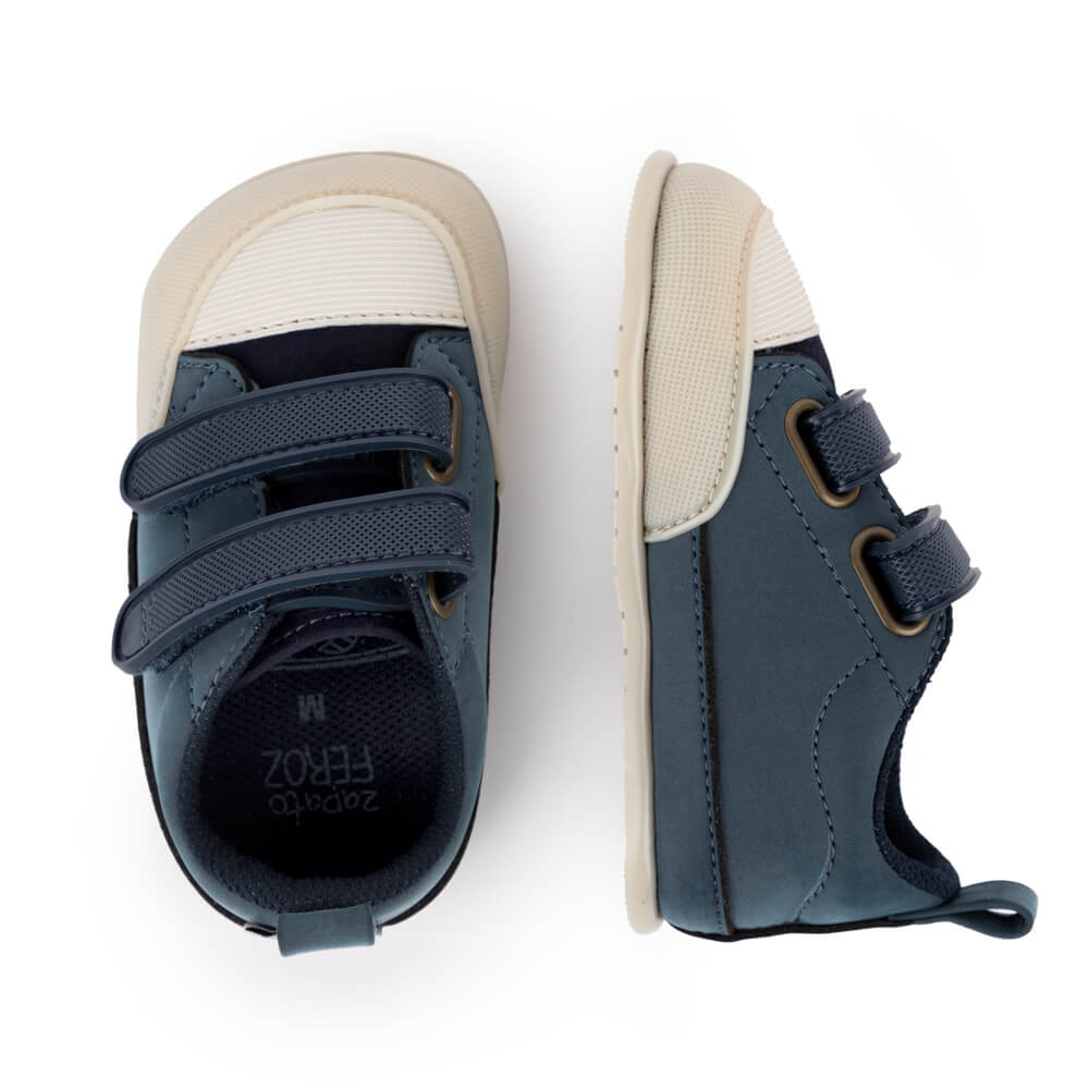 Moraira Feroz AW23 Nut Microfibra ,Las zapatillas deportivas respetuosas con los pies de los bebés.
