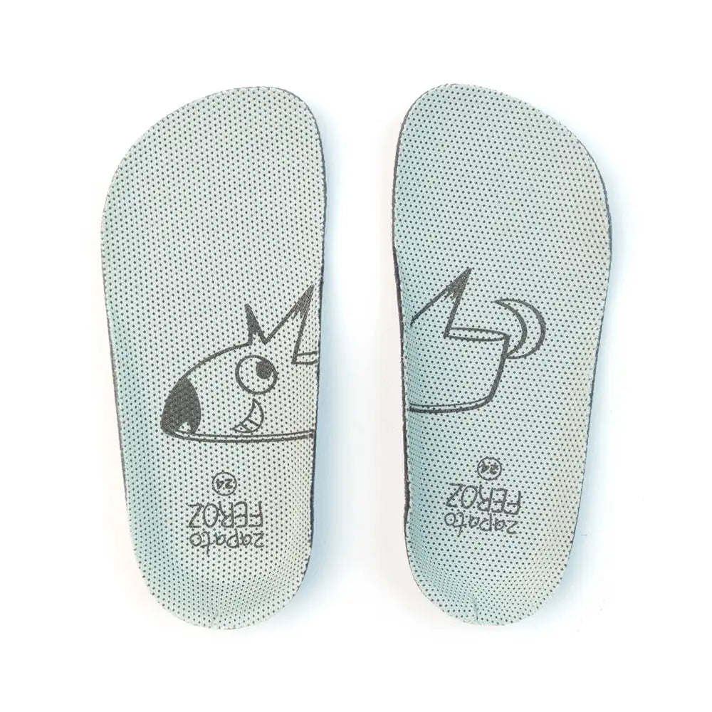 Plantillas transpirables unisex para zapatillas minimalistas calzado barefoot infantil
