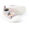 sandalia infantil vegana estampado divertido garabatos rayajos rayas colores javea rocker ss24