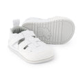 sandalias respetuosas barefoot veganas microfibra resistentes agua bebes color blanco puntos irta feroz ulises ss24 2
