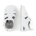 sandalias respetuosas barefoot veganas microfibra resistentes agua bebes color blanco puntos irta feroz ulises ss24 2