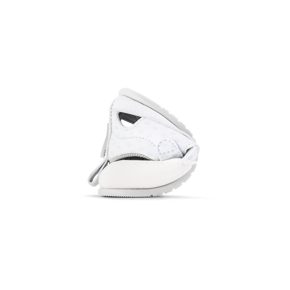 sandalias respetuosas barefoot veganas microfibra resistentes agua bebes color blanco puntos irta feroz ulises ss24 2