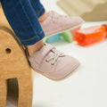 zapatillas deportivas nobuck calzado infantil barefoot ninos cordones velcro paterna feroz