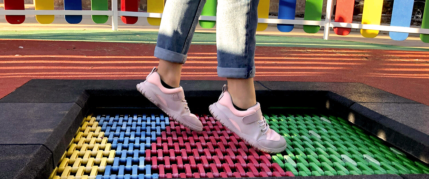 Zapatillas Ibi de Feroz calzadas