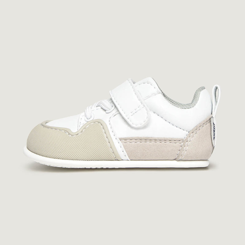 Lateral Cheste Feroz | Blanco Gris Microfibra