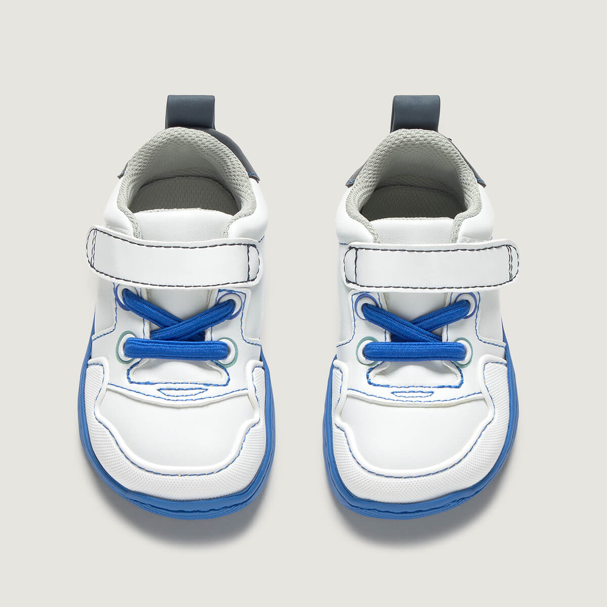 Superior Olocau Feroz | Blanco Azul Royal Microfibra