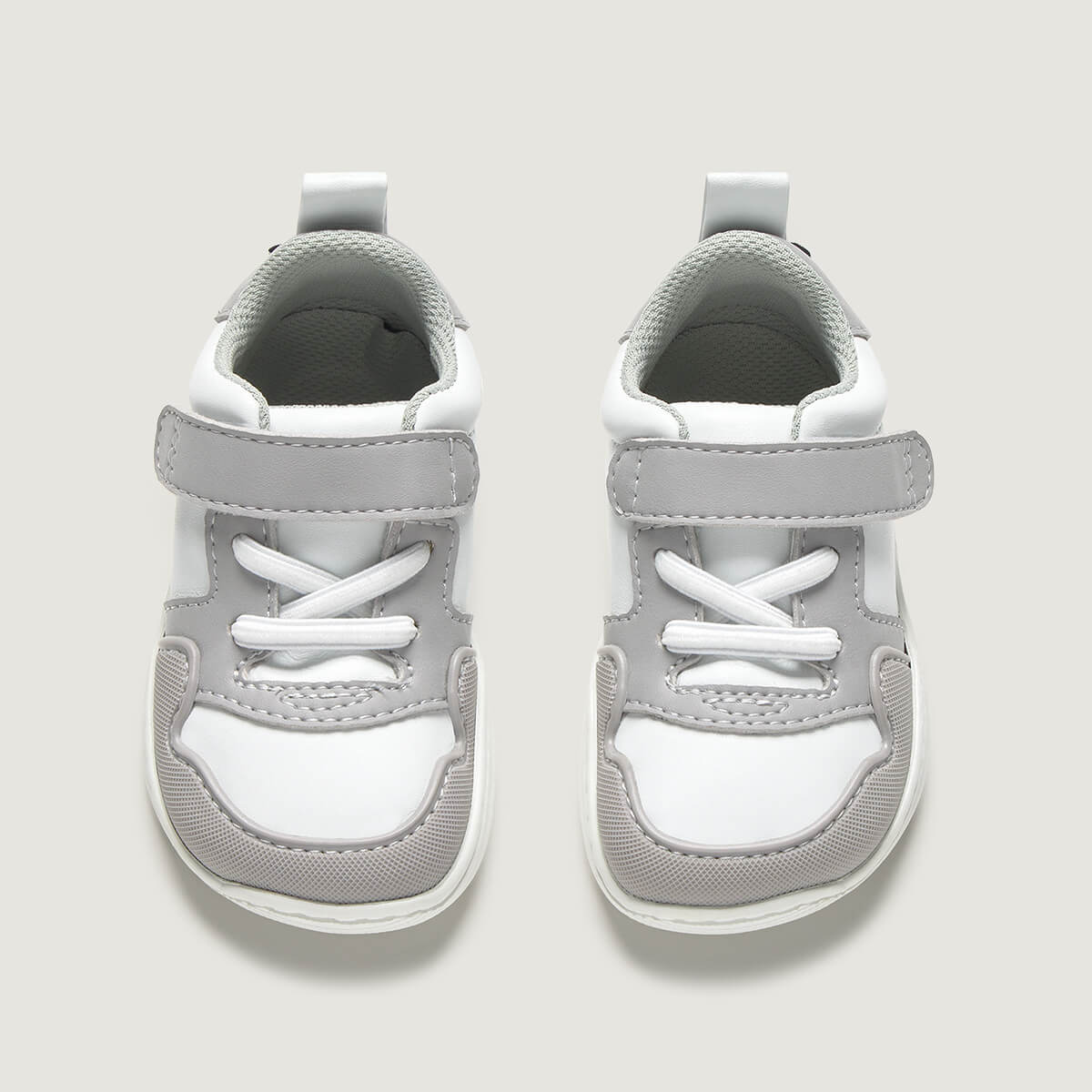 Superior Olocau Feroz | Blanco Gris Microfibra Microbobuck