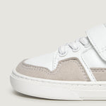 Detalle Cheste Rocker | Blanco Gris Microfibra