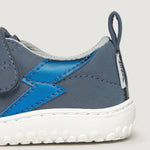Detalle Patera Rocker | Rayo Azul Denim Microfibra Nobuck
