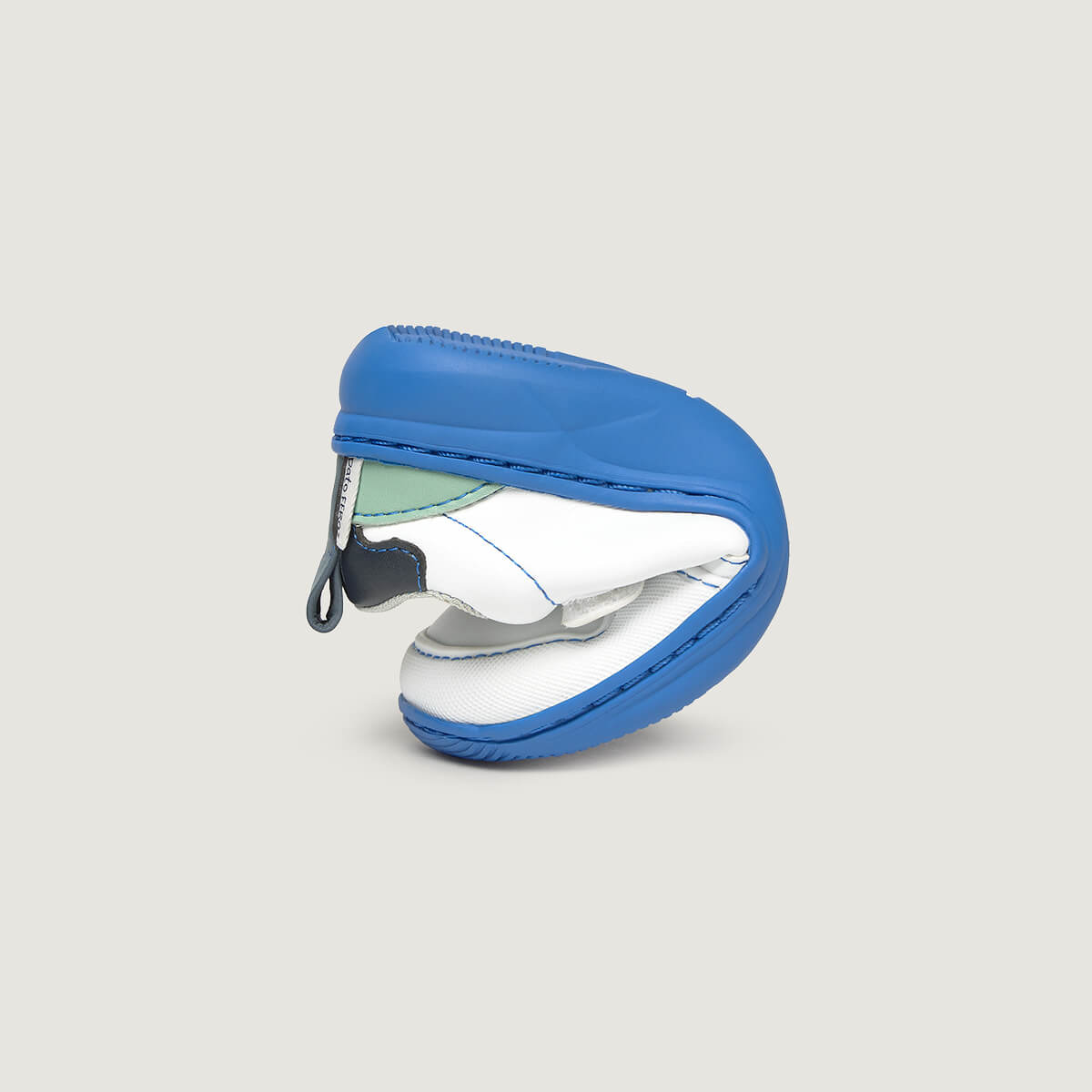 Plegado Olocau Feroz | Blanco Azul Royal Microfibra