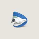 Plegado Olocau Rocker | Blanco Azul Royal Microfibra