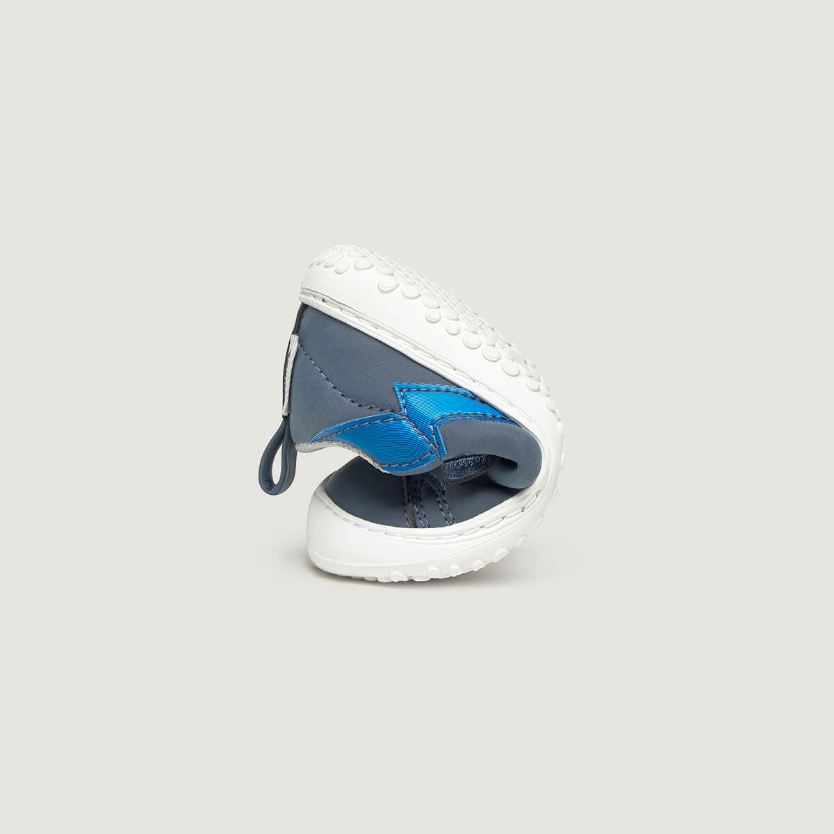 Plegado Patera Rocker | Rayo Azul Denim Microfibra Nobuck