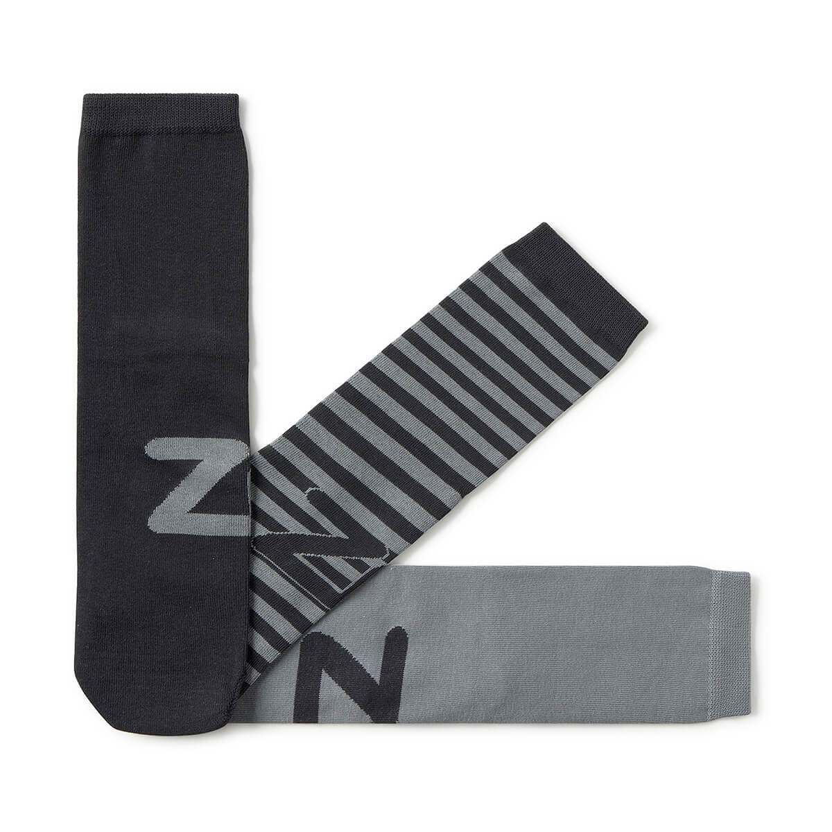 | Negro y Gris Rayas
