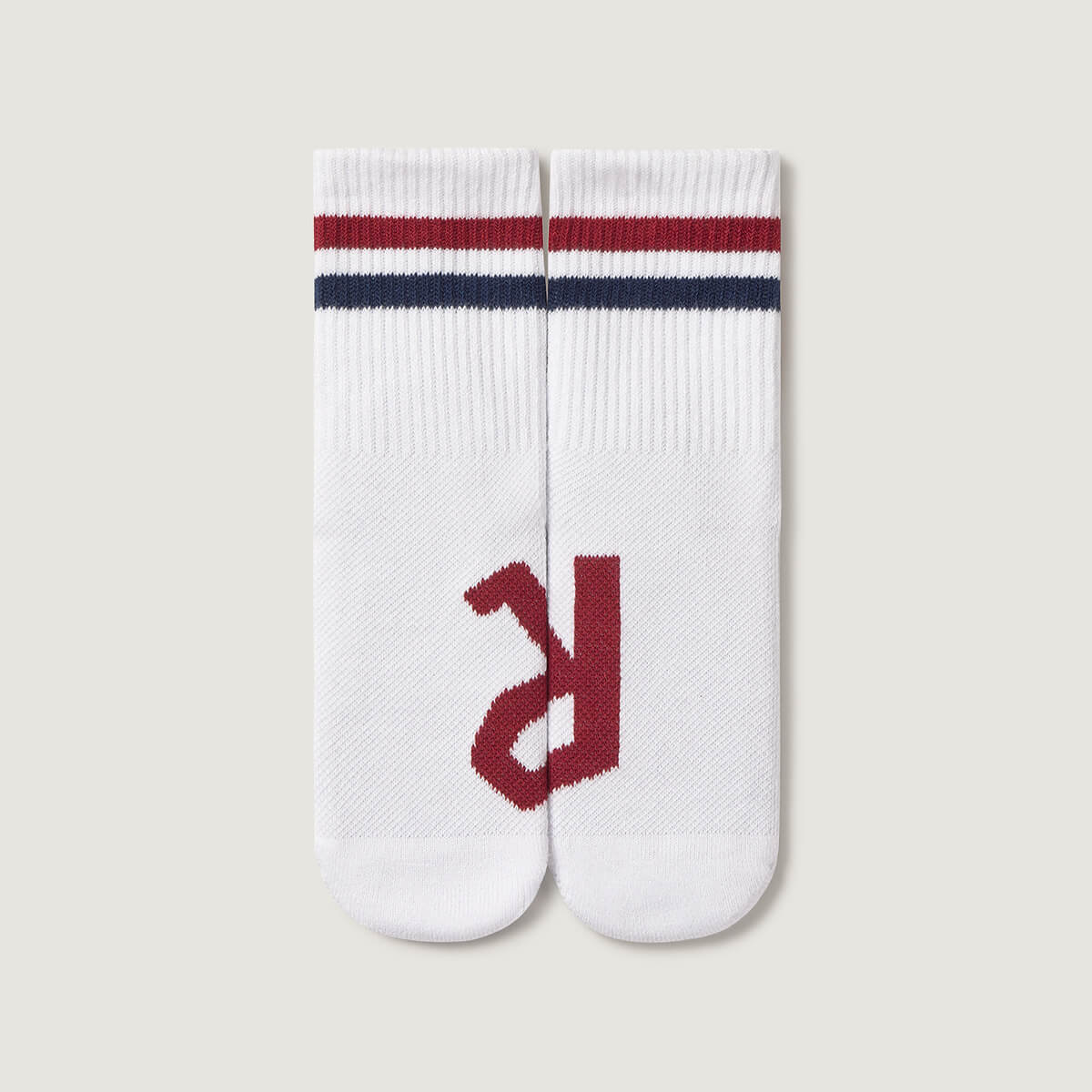 Par Calcetin tenis rocker | Blanco