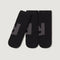 Pack 3 Calcetines Tobillero adulto | Negro