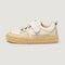 lateral barefoot cheste rocker | Beige microfibra