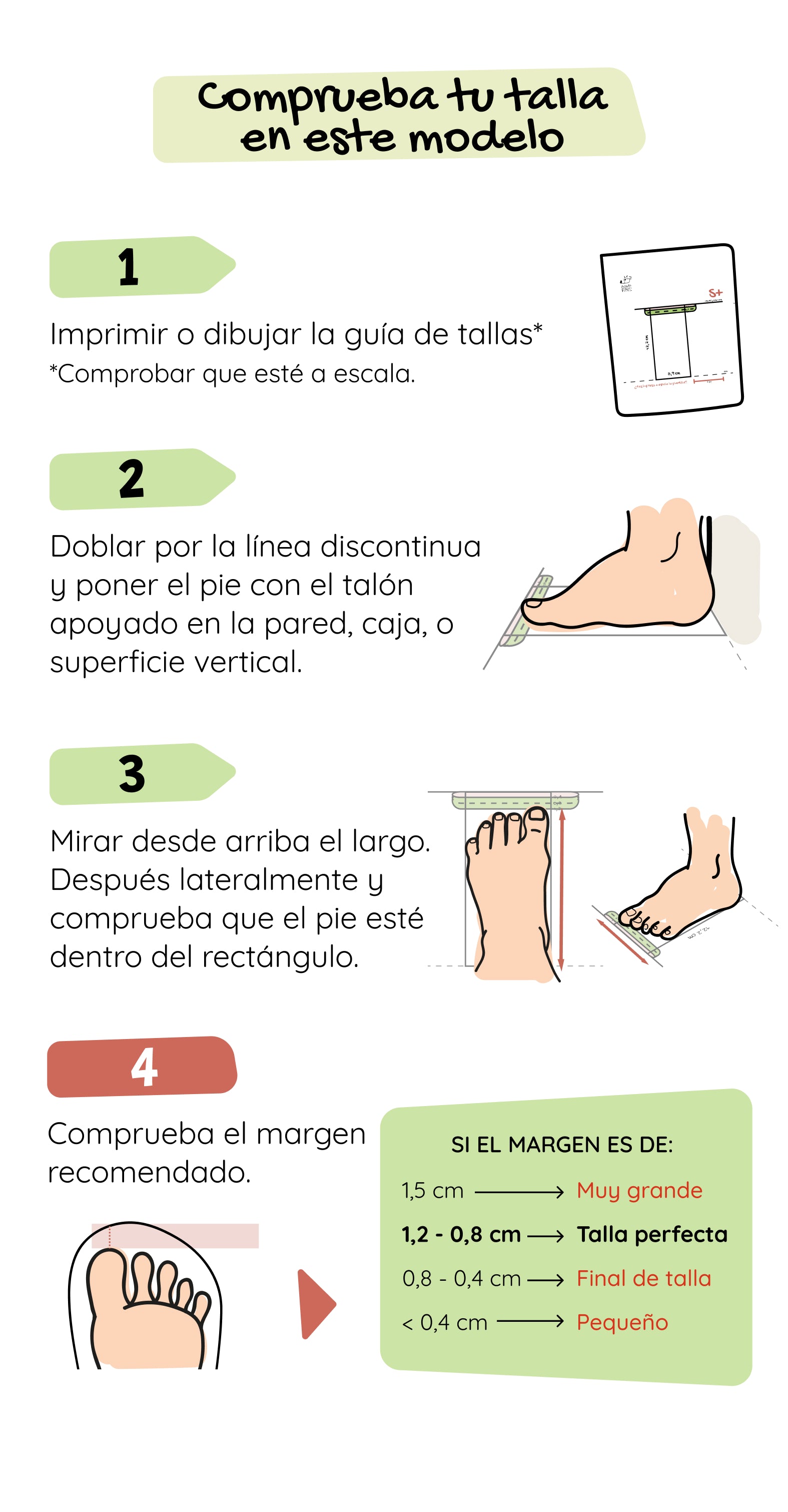 Tabla talla de online zapatos niños