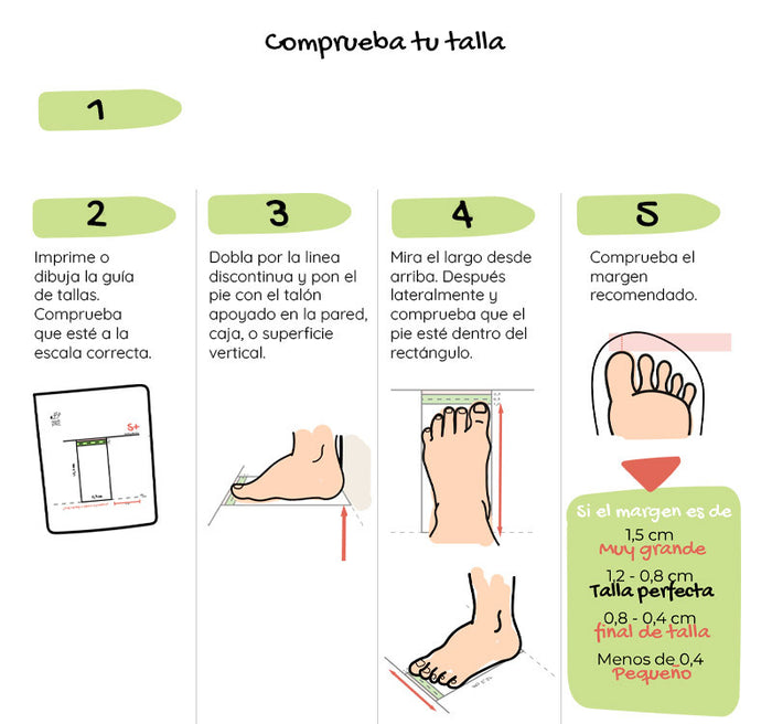 Comprueba tu talla de Zapato Feroz | Guia de tallas