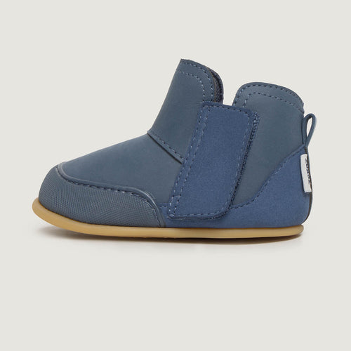 Lateral Alcoy Feroz | Azul Denim Microfibra Serraje