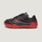 bota futbol sala barefoot amunt lateral | Negro Rojo 